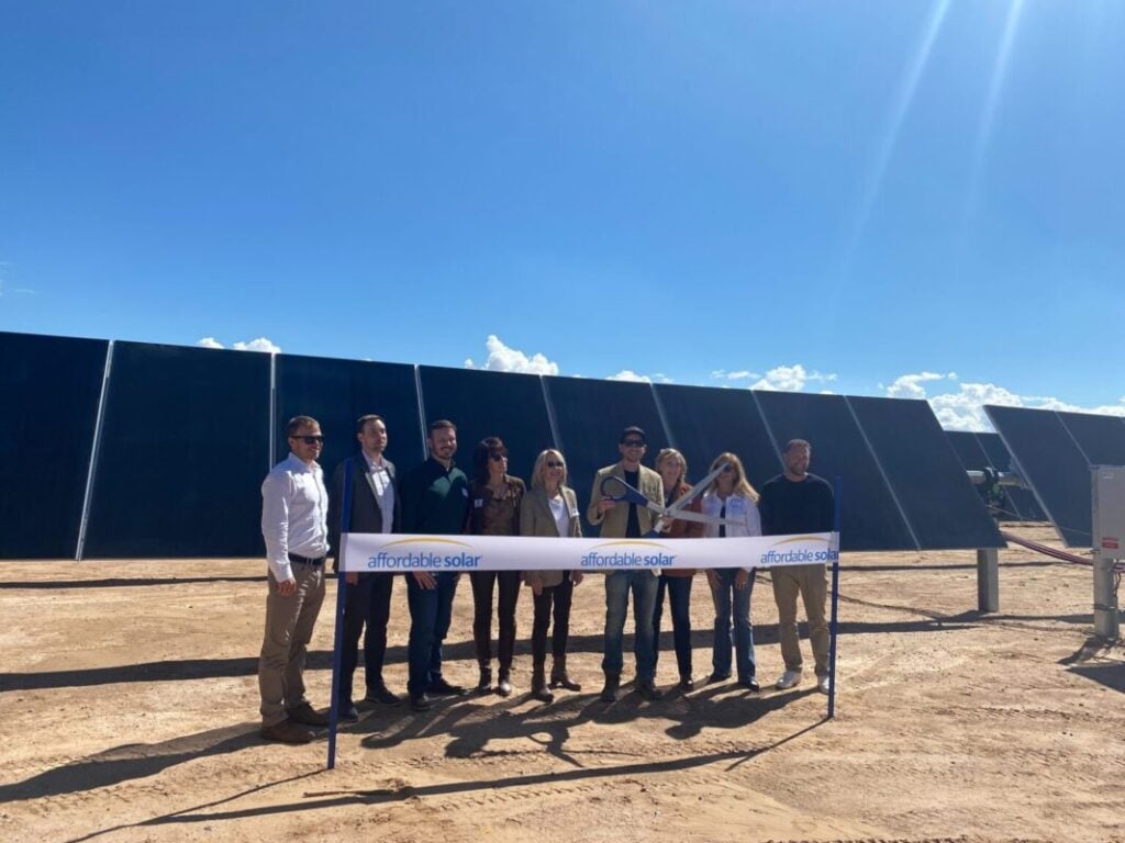 Affordable Solar cuts the ribbon on New Mexico's first community solar project