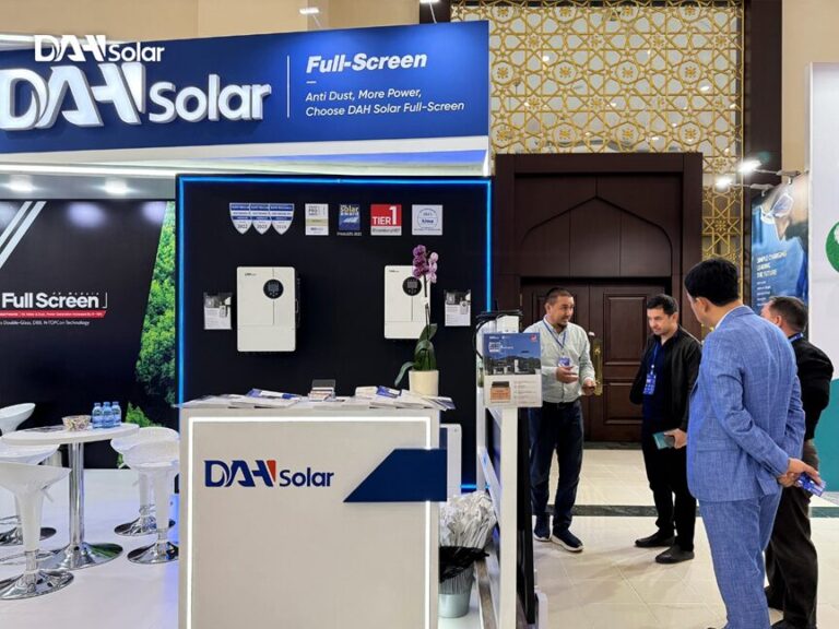 DAH Solar showcases Full-Screen PV module and storage system in ...