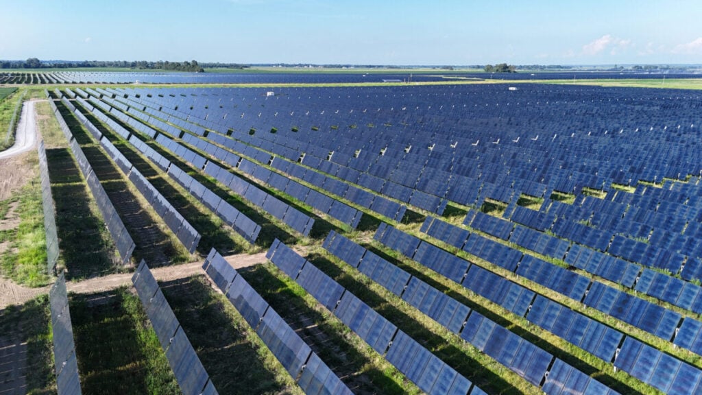 The Ridgely solar project in Tennessee.