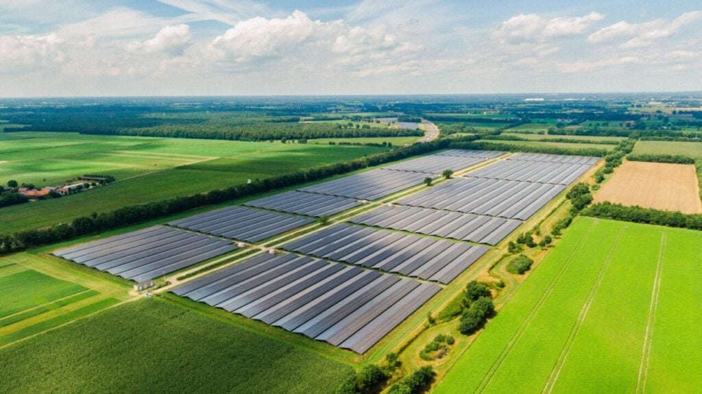 A PowerField solar project in the Netherlands.