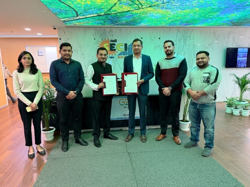 An ACME Solar signing ceremony.