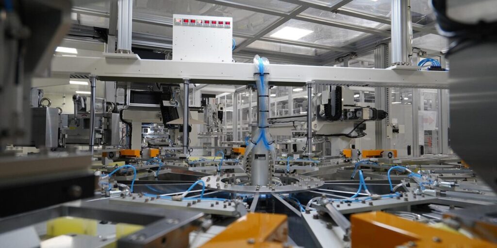 A SolarEdge battery manufacturing facility in South Korea.