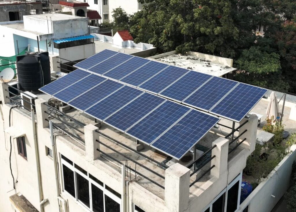 A Freyr Energy rooftop solar project in India.