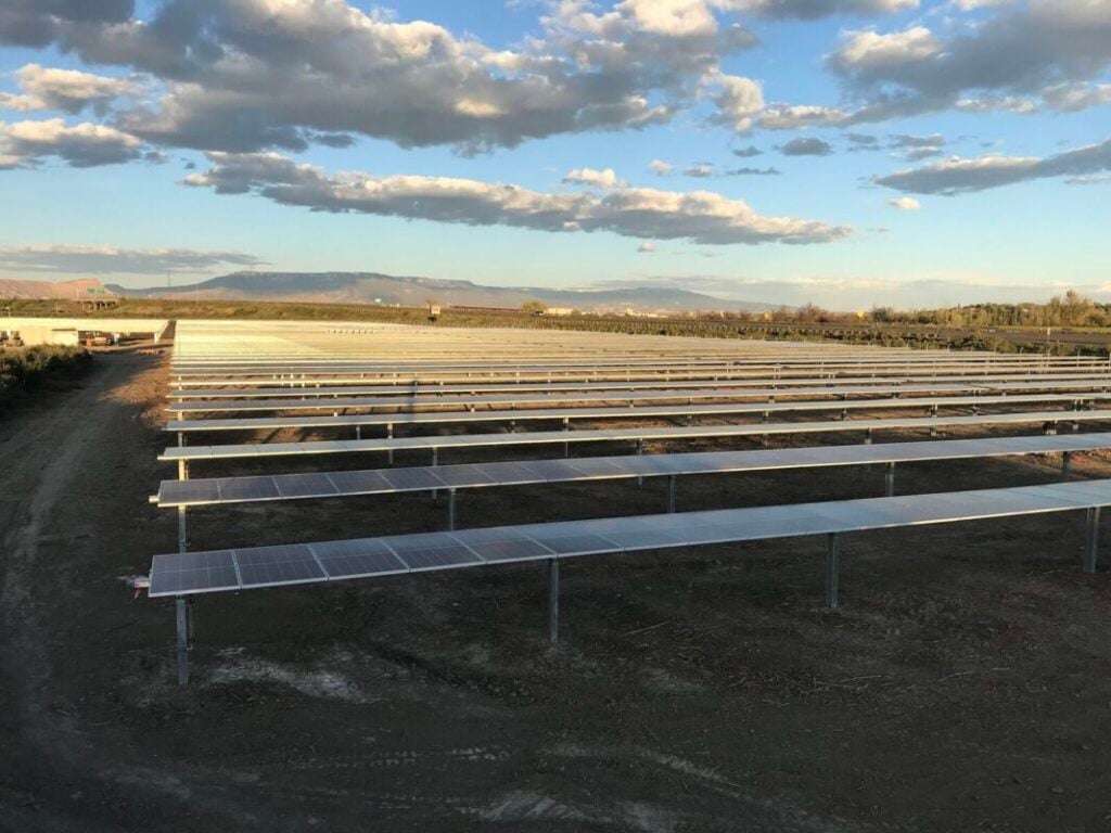 A Pivot Energy solar project.