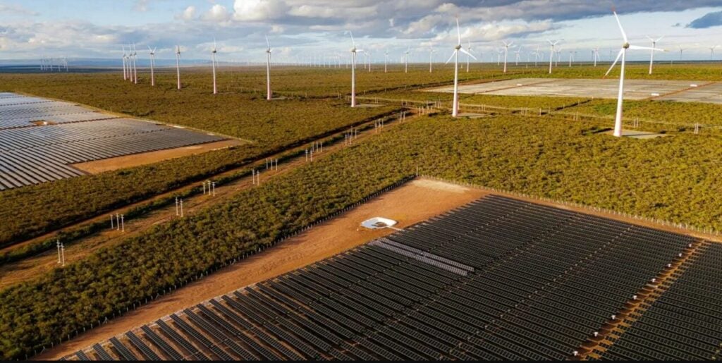 The Serra da Babilônia hybrid power plant in Brazil.