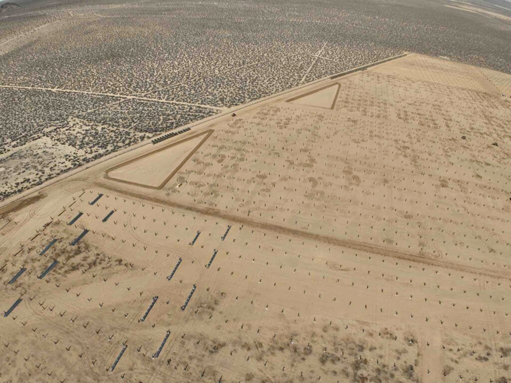 Terra-Gen's Lockhart III project, under construction.