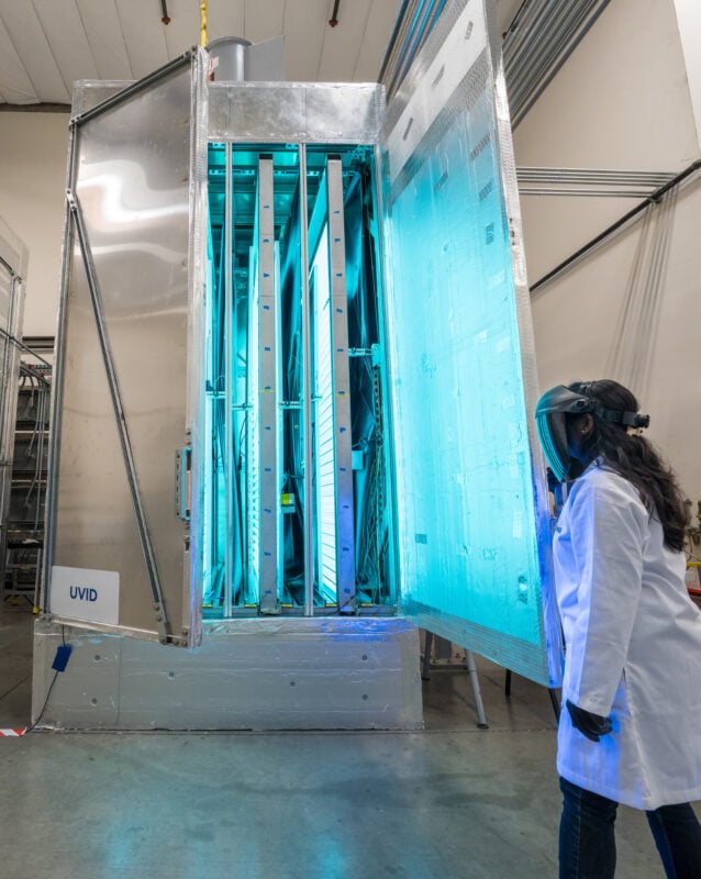 UVID testing at PVEL.