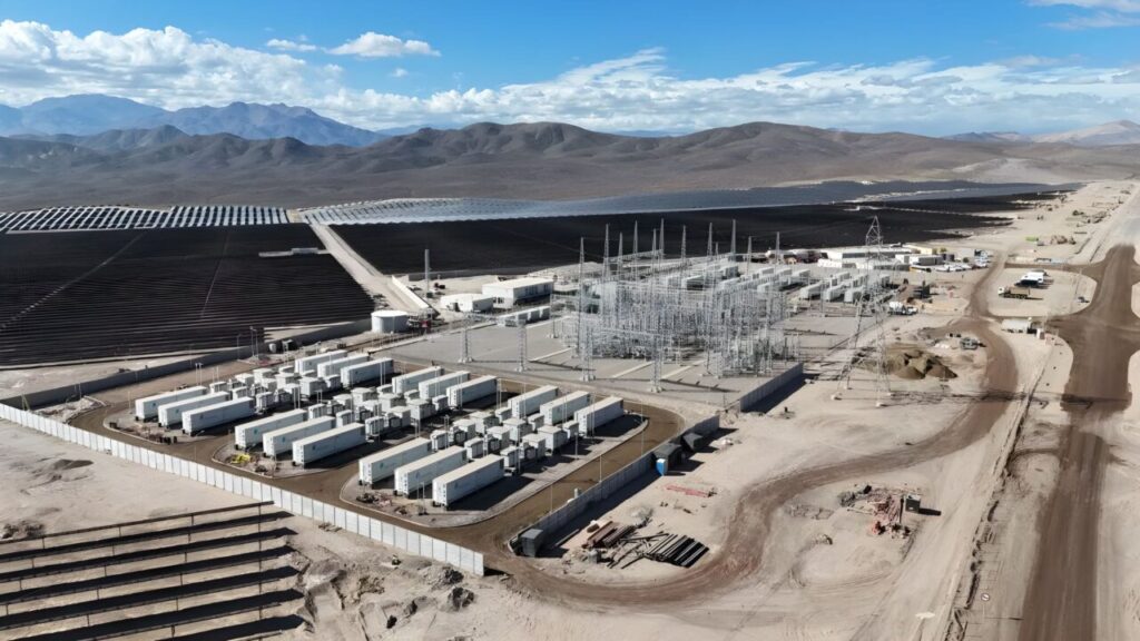 Solar-plus-storage project from Pacific Hydro in Chile