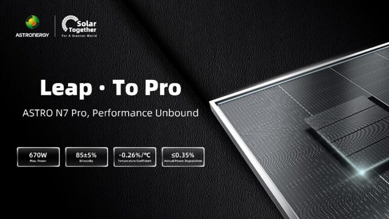 Astronergy launches ASTRO N7 Pro - PV Tech