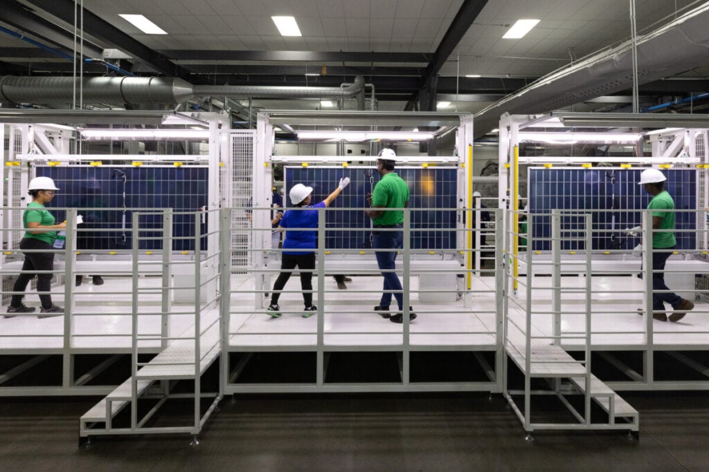 A Jinko manufacturing facility.