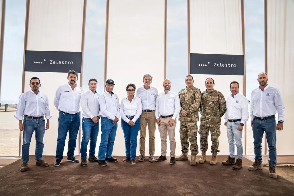 Ground breaking ceremony at Zelestra's Babilonia solar PV project in Peru