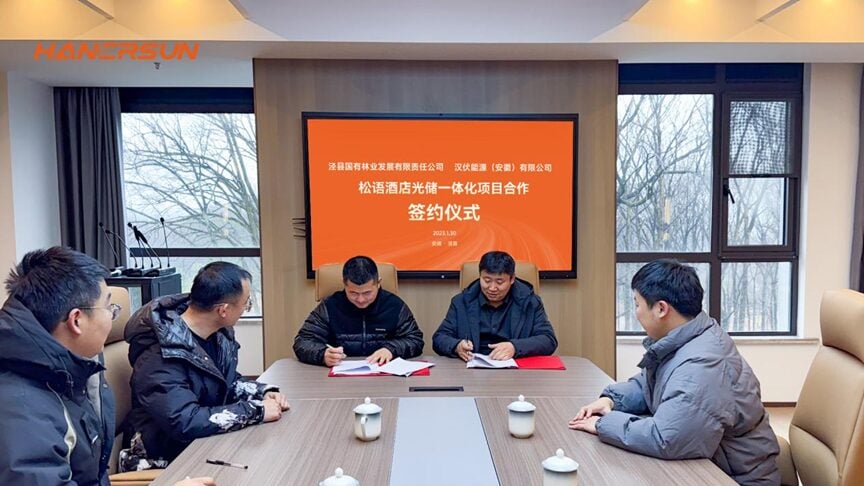 Hanersun PV-ESS solution brings renewable energy to State Forestry luxury resort