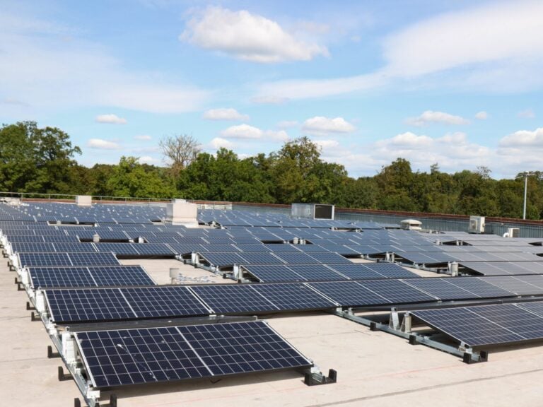 An Atrato Group rooftop solar project.