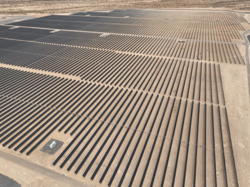 BrightNight's Box Canyon solar PV project in Arizona.
