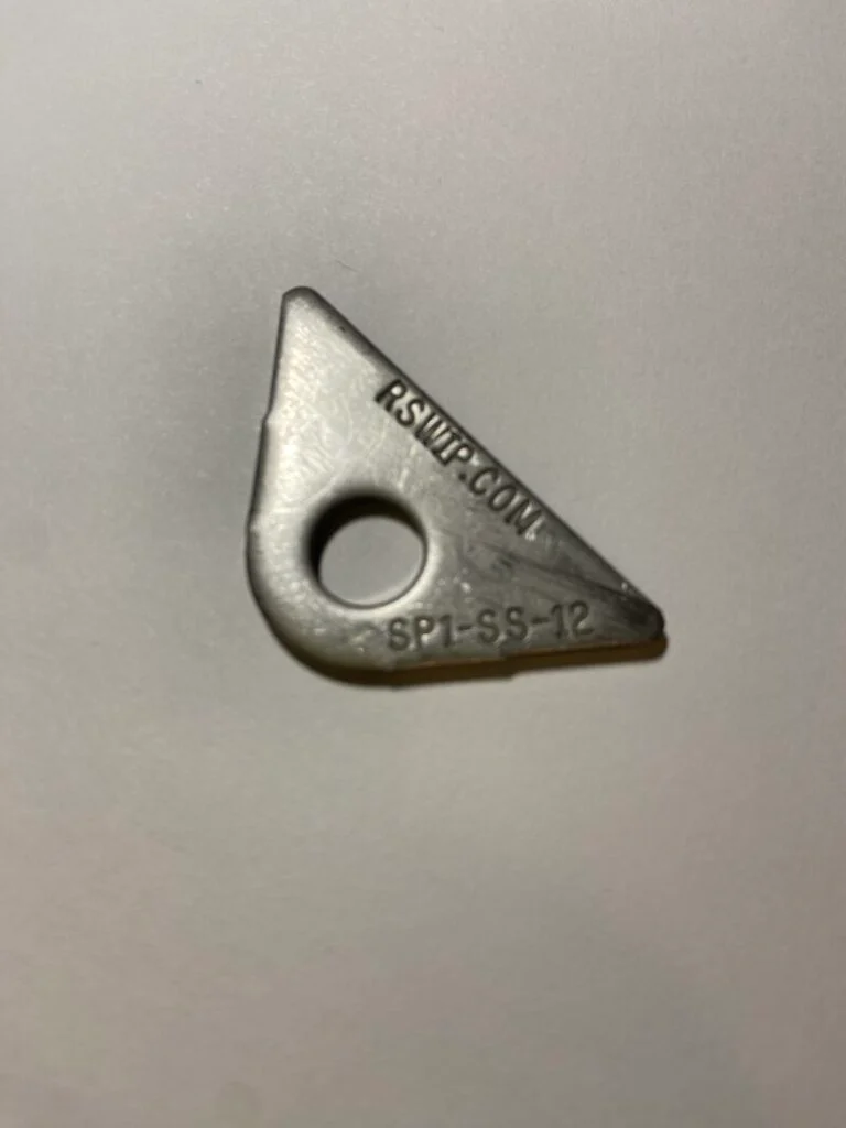 A piece of metal used in the StormPlate.