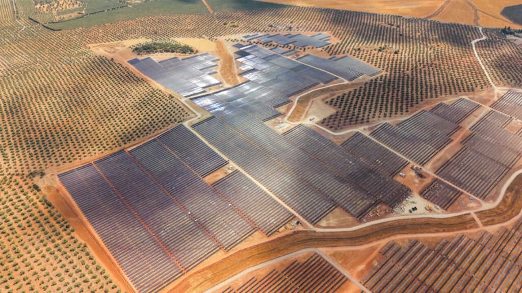 A solar PV project.