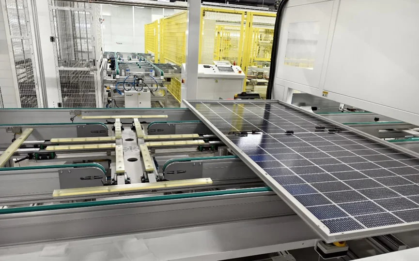 An Aiko module manufacturing facility.