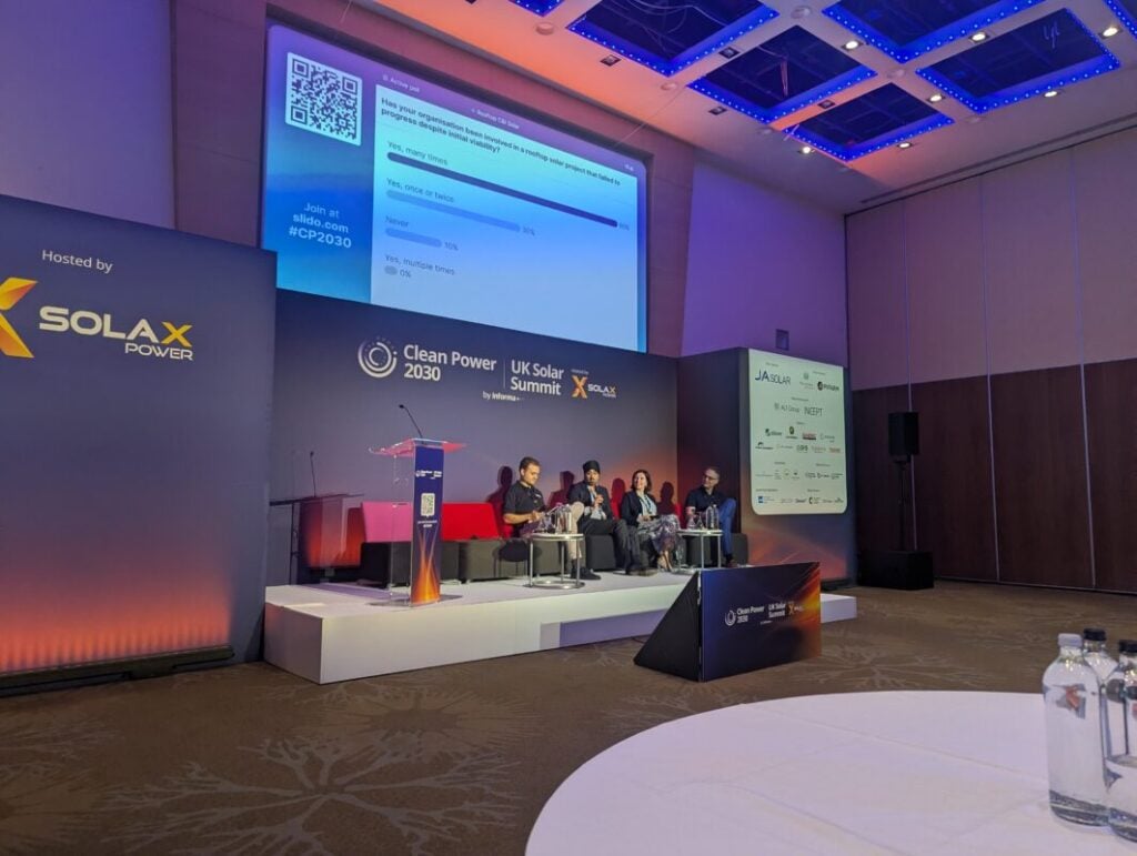 Speakers at the 2030 Clean Power summit in 2026.