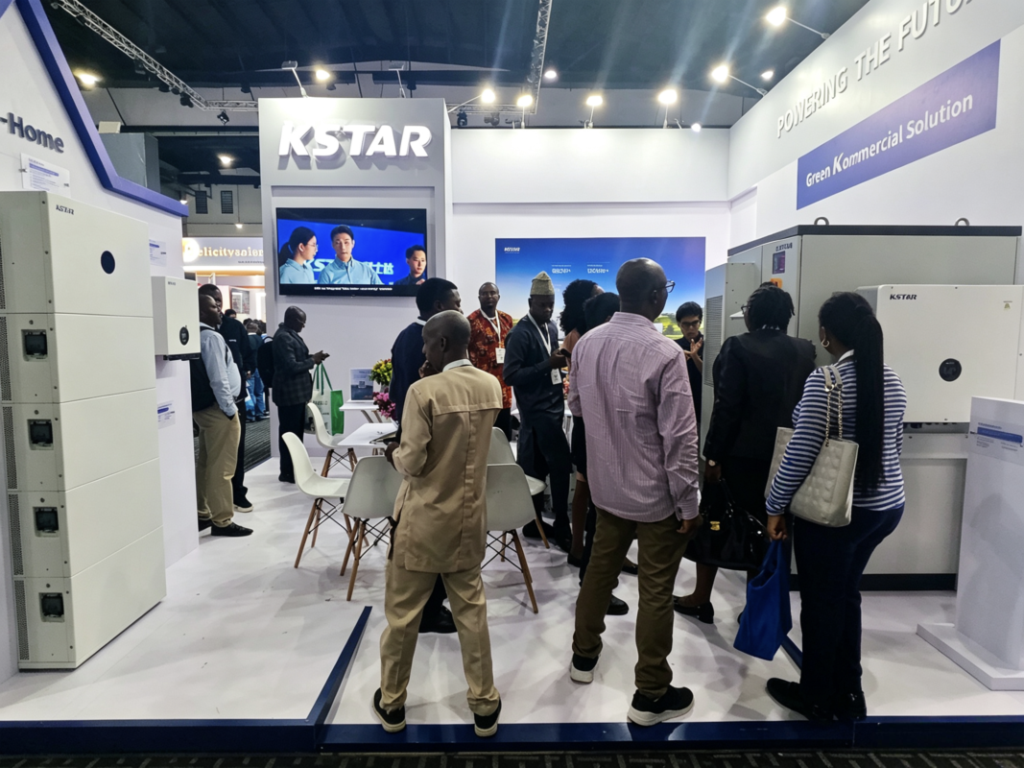 KSTAR's booth at Solar & Storage Live Nigeria.