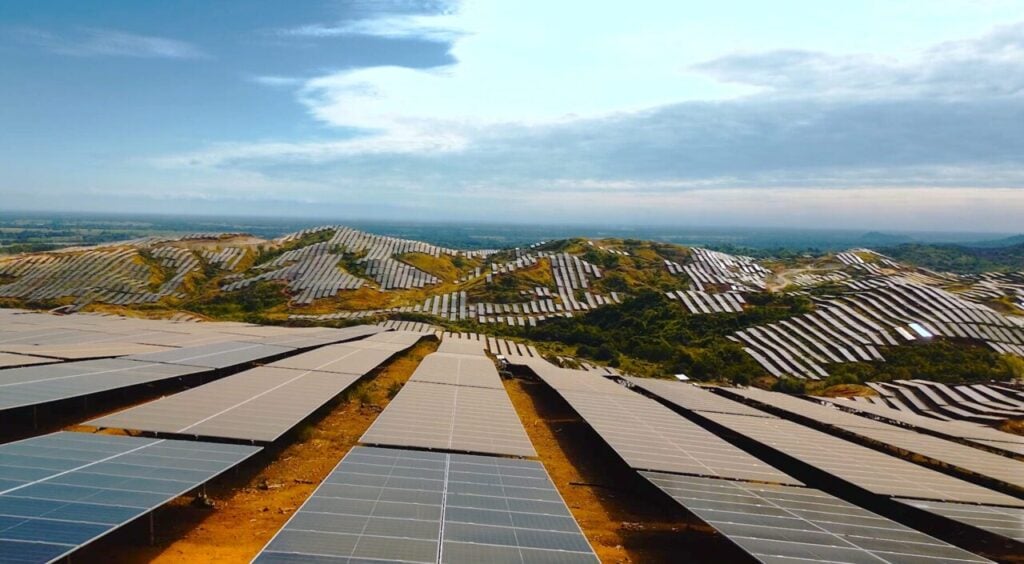 Vena Energy's 550MW Bugallon solar project in the Philippines.