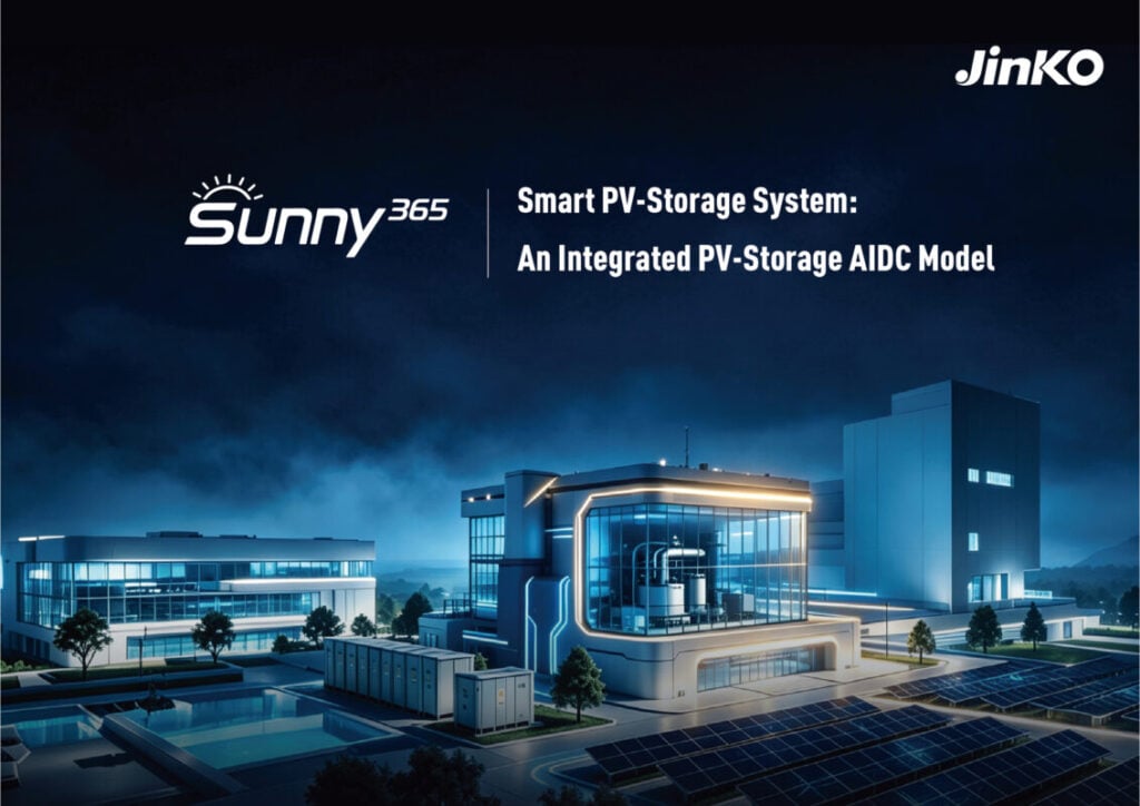 JinkoSolar's “Sunny 365” smart solar-storage system for artificial intelligence data centres (AIDC).
