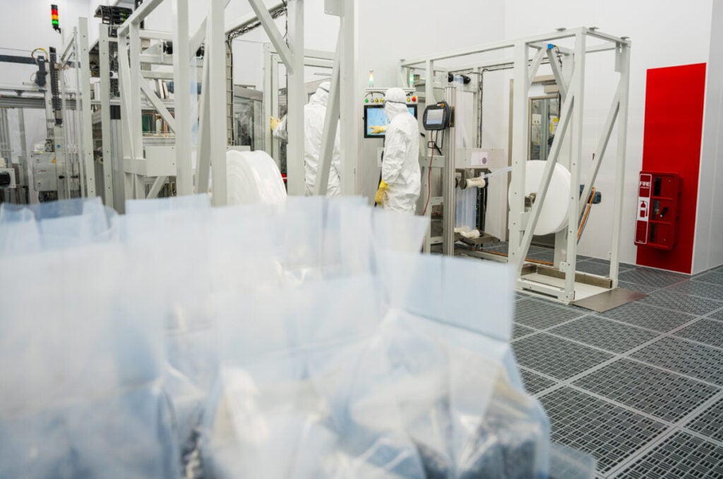 A Hemlock Semiconductor polysilicon manufacturing facility.