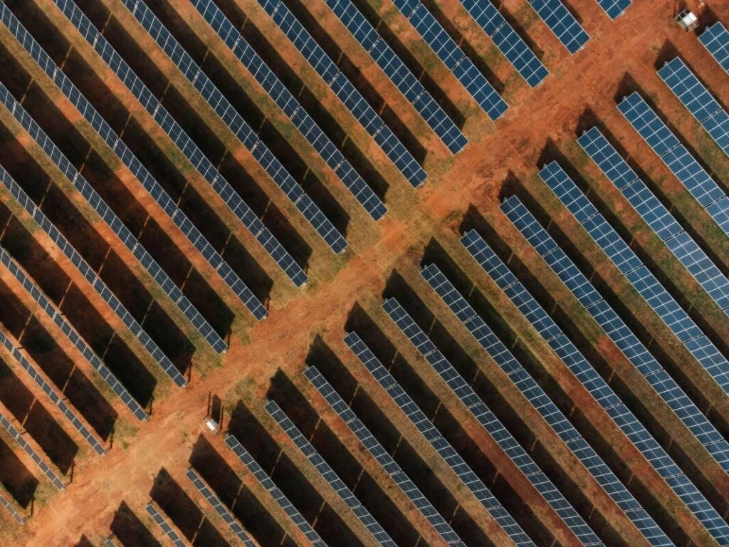 A solar PV project.