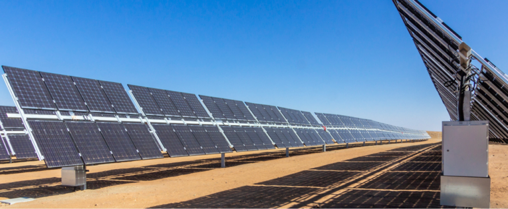 A solar PV project.