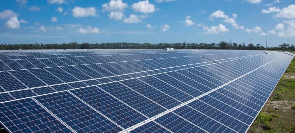 A NextEra Energy Resources solar project.