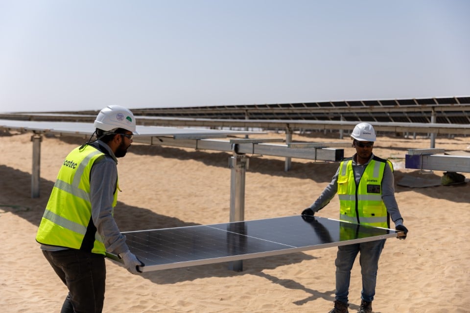 Scatec's Obelisk solar-plus-storage project.