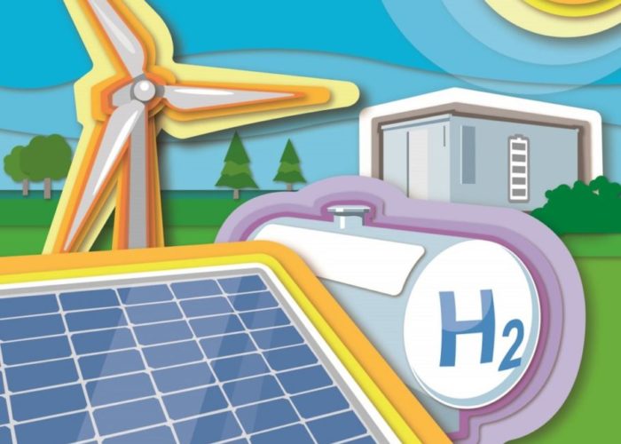 Project developers are increasingly hybridising solar projects with other technologies. Image: Planet Illustration.