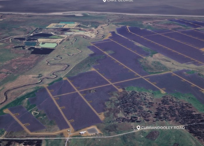 The solar plant will include around 600,000 PV modules installed across roughly 600 hectares of farmland. Image: Octopus Australia.