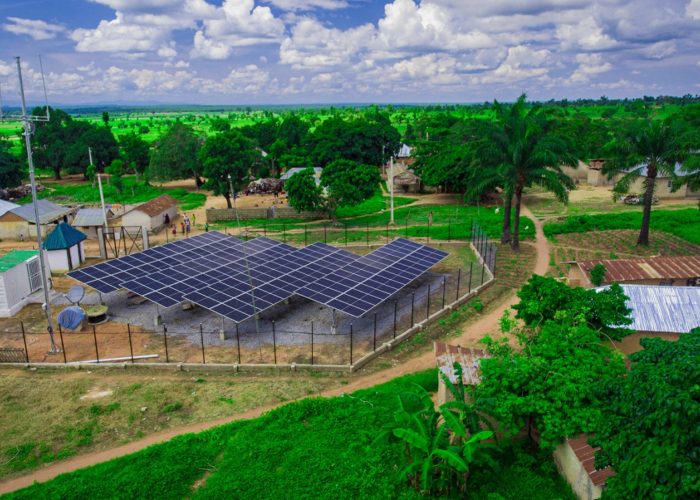 A mini-grid from Husk in Nigeria. Image: Husk Power Systems.
