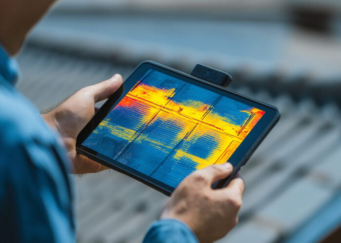 mproved PV asset performance is just one promise of greater 
AI integration, but the solar industry must have its eyes open 
to the risks. Image: AdobeStock.