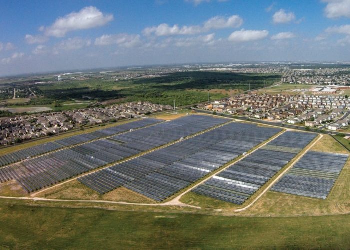 A 4.4MW solar project in San Antonio, Texas. Image: OCI Solar Power
