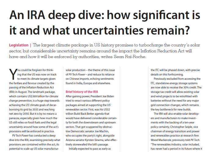 An IRA deep dive