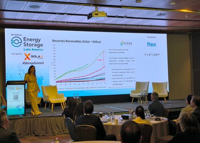 Ana Lía Rojas from Chilean trade association ACERA shows how curtailment keeps increasing in Chile this year