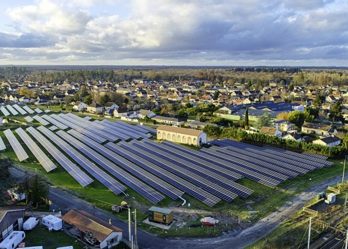 A 2.2MWp solar project in France. Image: Apex Energies.