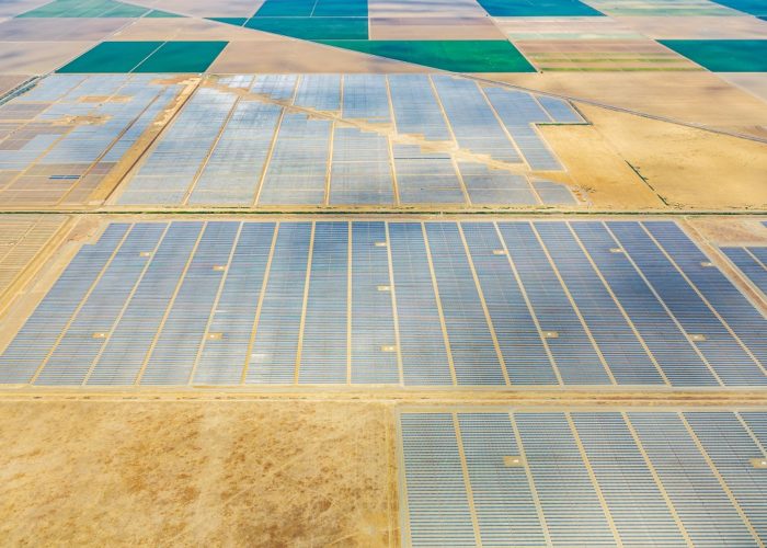 A 250MW solar PV plant in California: Image: Brian Doll, SOLV Energy.