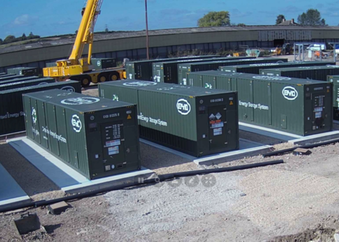 Arlington Energy's battery storage asset (pictured). Image: Habitat Energy.