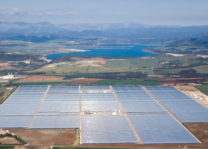 A solar PV project.