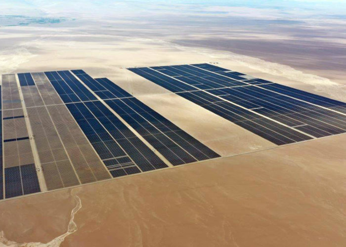 Mytilineos completed EPC work on the 170MW Atacama PV plant in Chile in 2020. Image: Mytilineos.