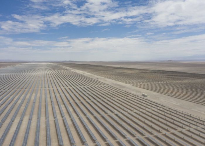 244MWp solar project in Antofagasta, Chile. Image: Atlas Renewable Energy.