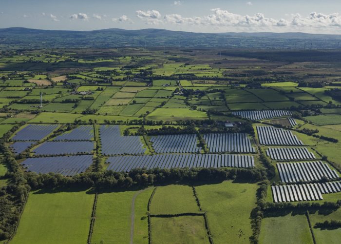 A solar farm from BayWa r.e. in the UK. Octopus Hydrogen announced a green hydrogen partnership with BayWa r.e. earlier this year. Image: BayWa r.e.
