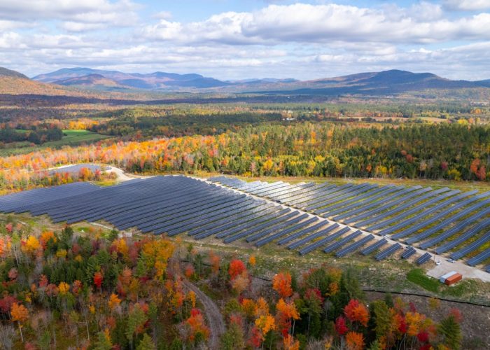 A community solar farm from Standard Solar in Maine. Image: Standard Solar.