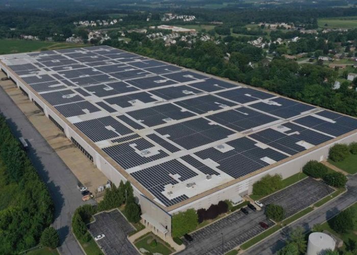 A rooftop community solar project from Summit Ridge in Maryland. Image: Summit Ridge Energy.