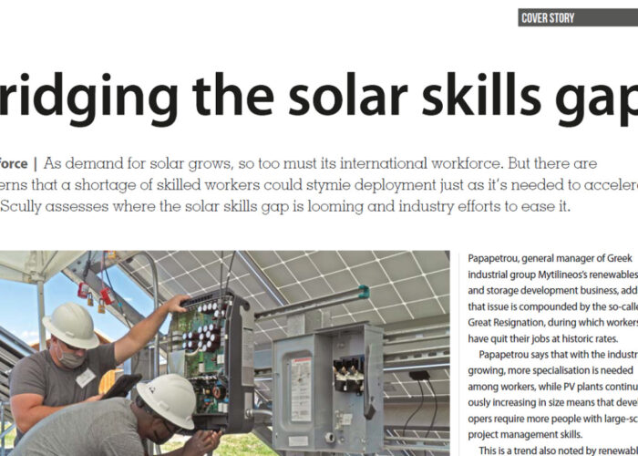 Bridging the solar skills gap