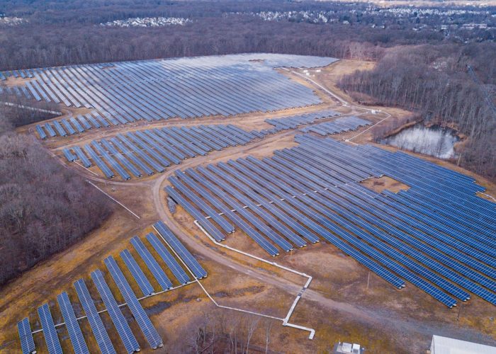 A 13MW solar project that was recently installed by CEP Renewables at a former New Jersey landfill. Image: CEP Renewables.