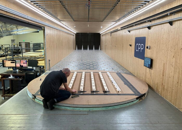 Wind tunnel testing.