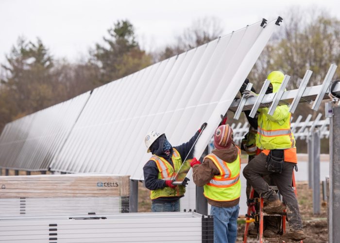 Solar accounted for the largest share of job positions last year of all renewables technologies. Image: CS Energy.